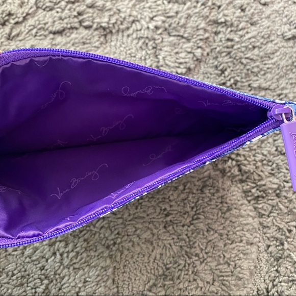 Vera Bradley Pencil Pouch in Lilac Tapestry - Picture 3 of 4